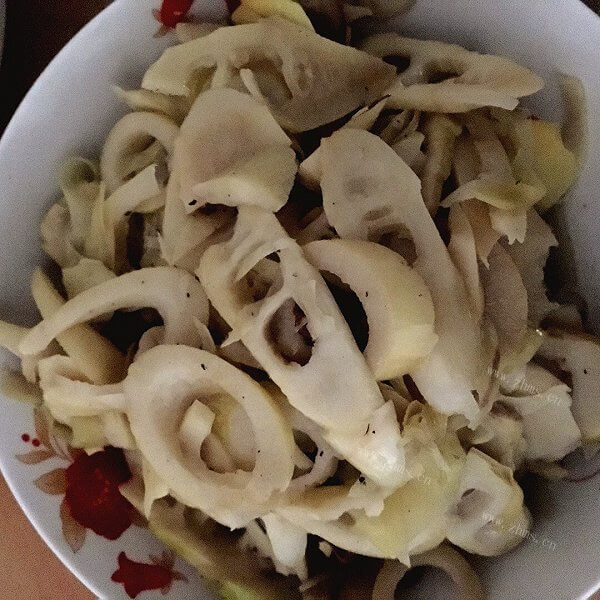 美味的清炒春笋