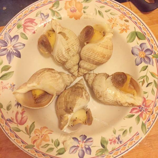 好吃的盐爆海螺