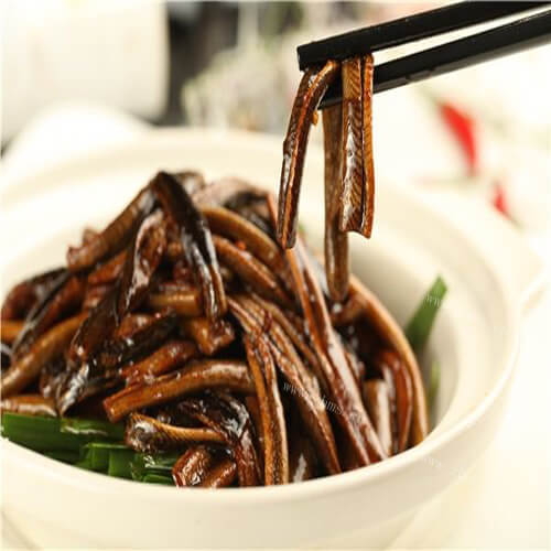 美味的韭菜鳝鱼丝