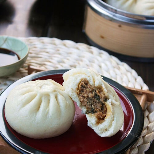 好吃的大白菜肉包