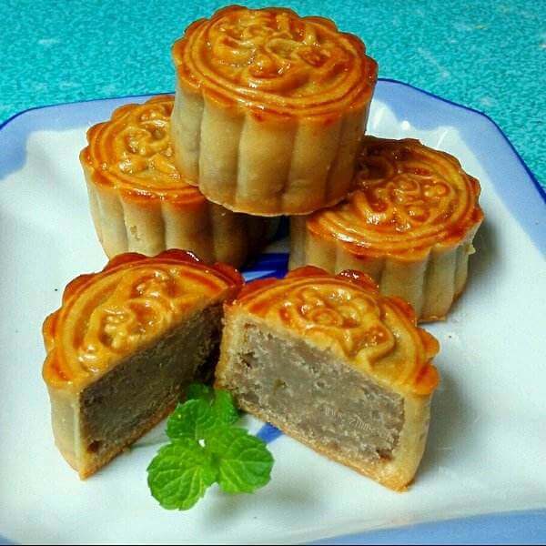 低糖无糖绿豆沙月饼