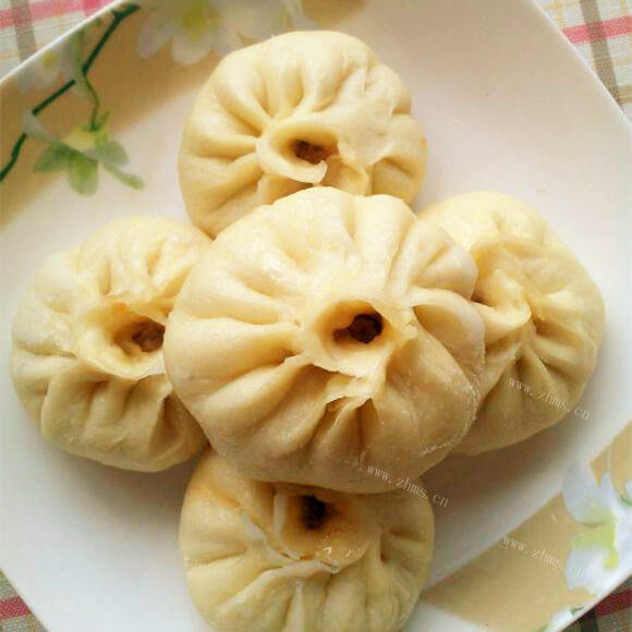 好吃的白菜牛肉包子
