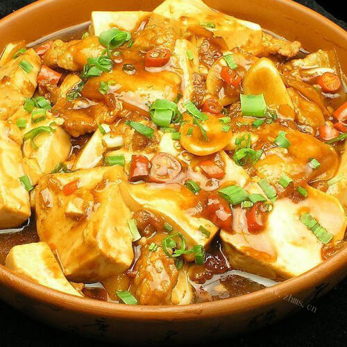 美味的鱼片豆腐