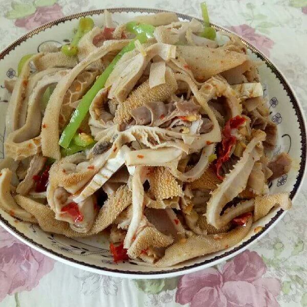 最爱吃的美食泡姜肚丝