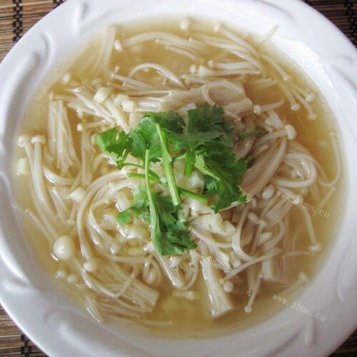 好喝的猪肝瘦肉金针菇汤