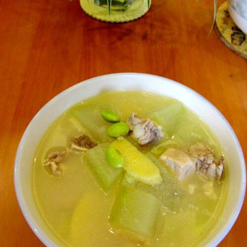 毛豆冬瓜排骨汤