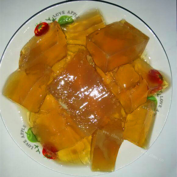 可口的雪耳鱼胶果冻
