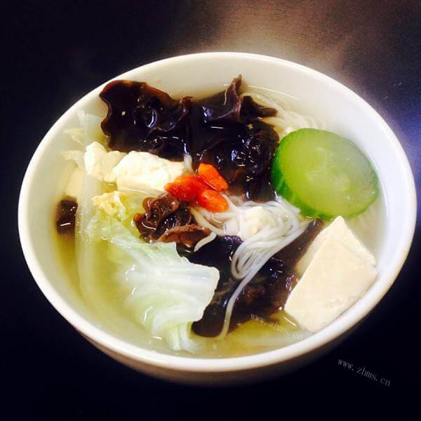 好喝的豆腐粉丝汤
