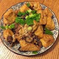 香菇肉酱炖豆腐