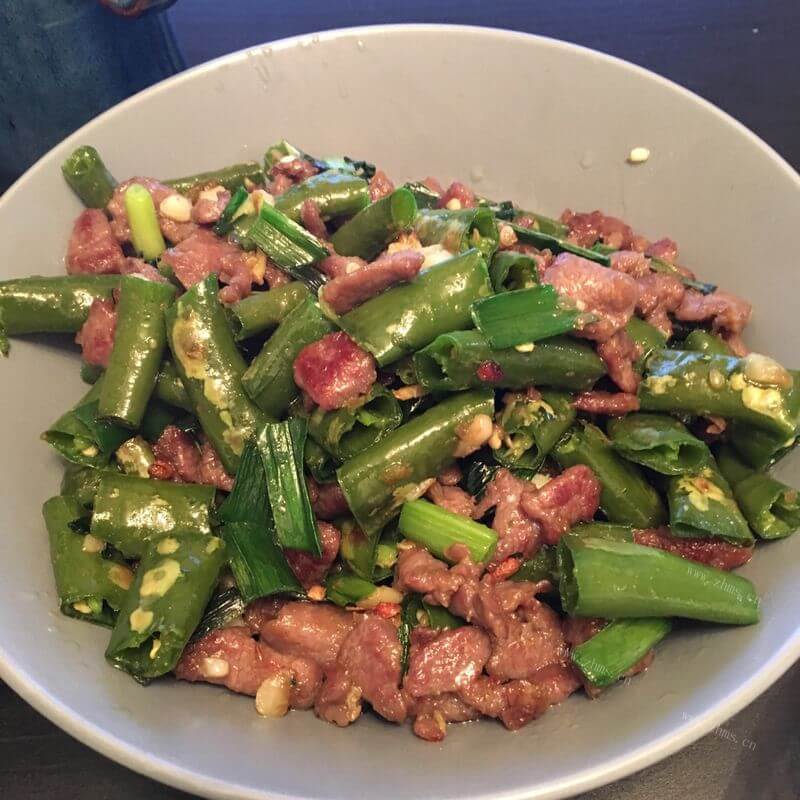 清炒孜然青椒炒肉