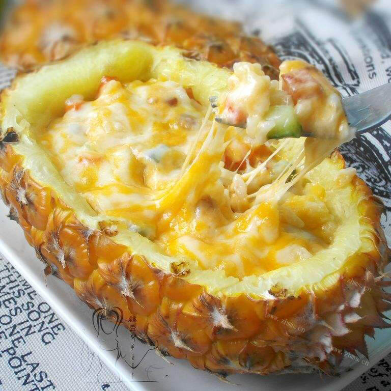 菠萝芝士焗饭
