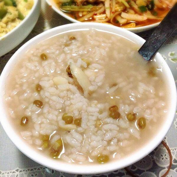 雪耳绿豆粥
