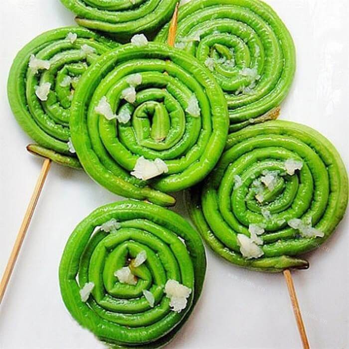 自制豆角棒棒糖