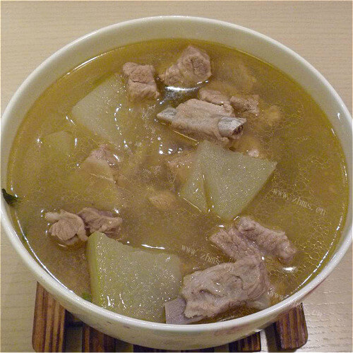 自制冬瓜炖小排 