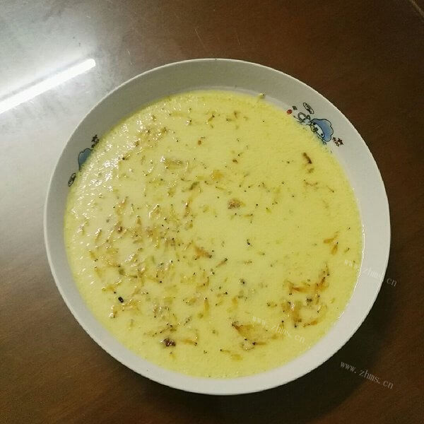 美味黄瓜虾皮蒸蛋