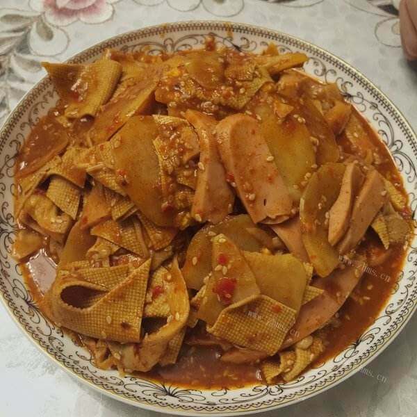 可口的麻辣干豆皮
