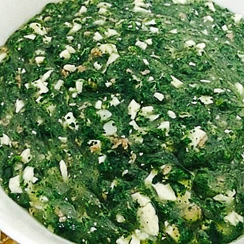 家常菜豆腐南瓜叶