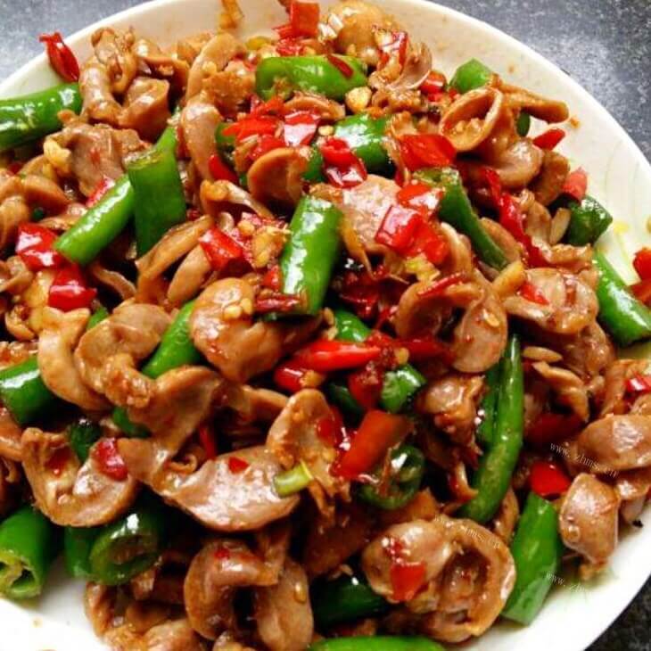 下酒菜辣炒鸡肾
