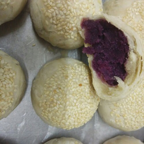 美味紫薯苏式月饼