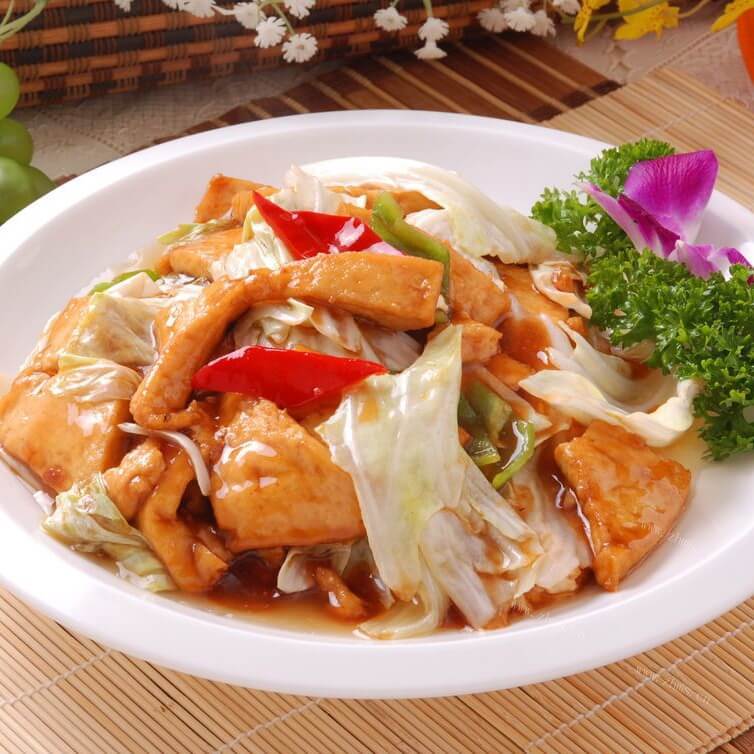 美味可口的大头菜炖干豆腐