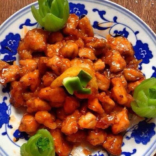 美味的蒜蓉糖醋肉