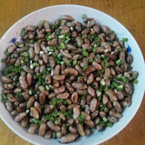 喷香的椒盐葱香四季豆米