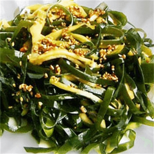 好吃的海带榨菜丝