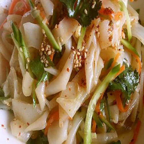 美味的澄面凉皮