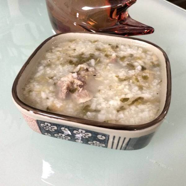 好吃的菜干烧猪骨粥