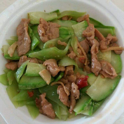 家常咸瓜炒肉片