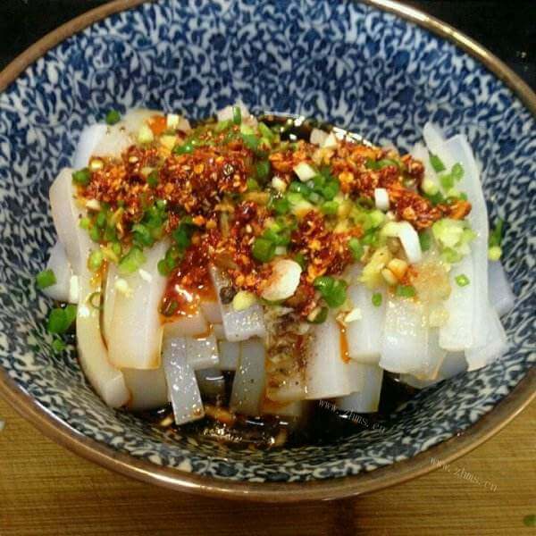 自制红油凉粉