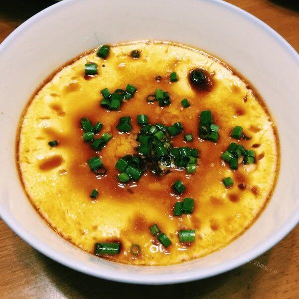 美味的定食鲜香鸡蛋羹