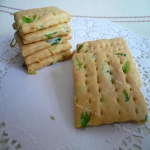 美味香葱苏打饼