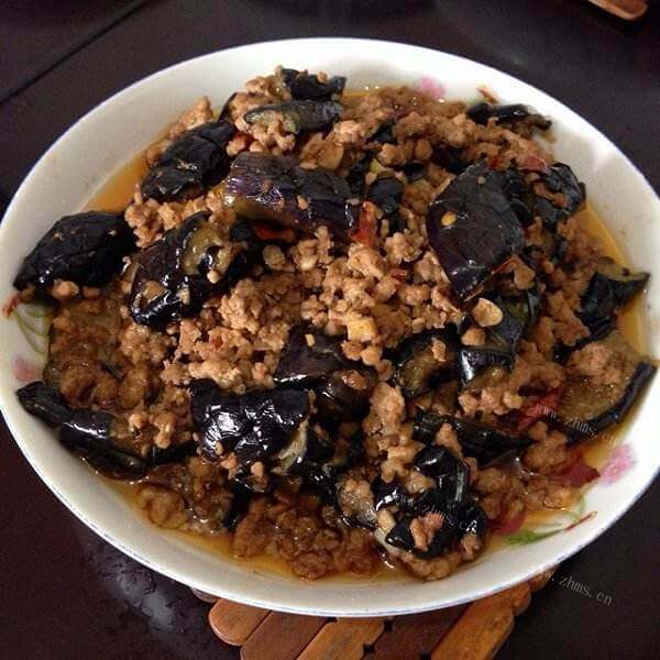 营养食品健康肉末茄