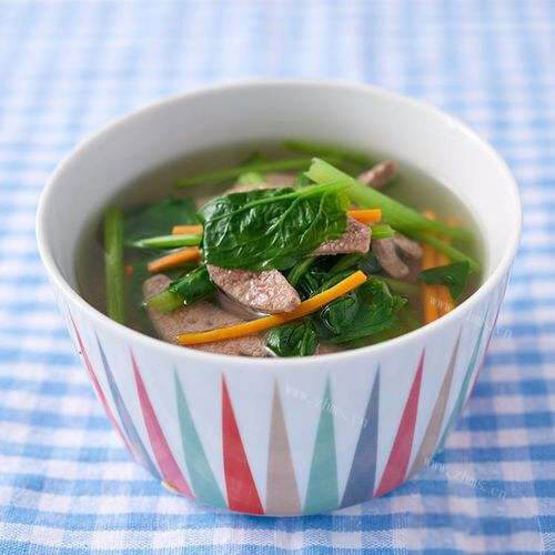 菠菜粉皮蜆子汤
