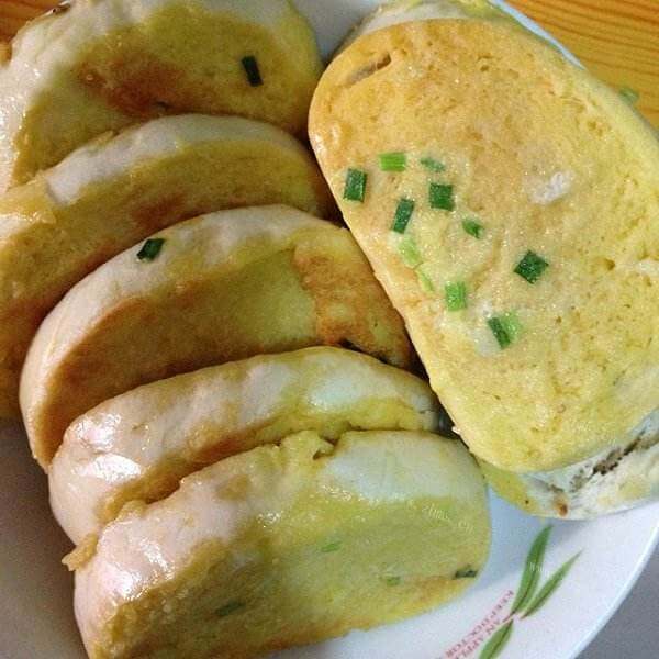 好吃的蛋香豆渣馒头