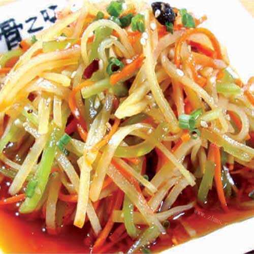 美味的香辣凉拌肚丝