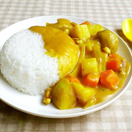 美味的快手咖喱饭