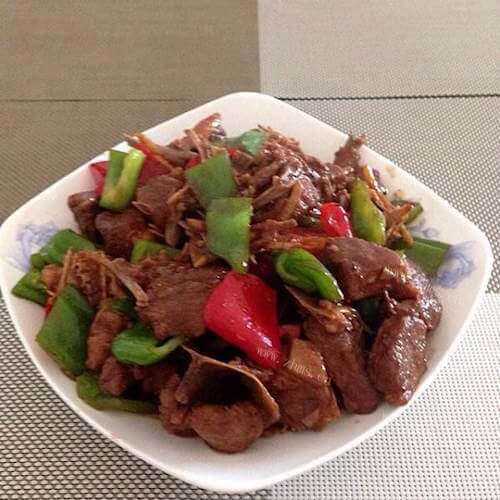 好吃的清炒野鸭