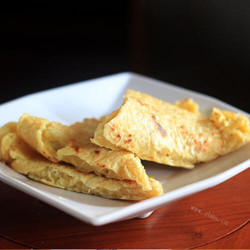 美味辣味圆白菜鸡蛋饼