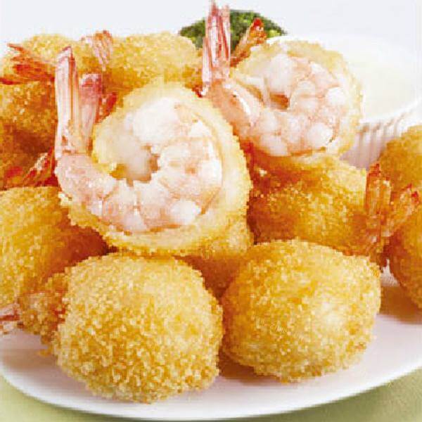 美味招财虾球