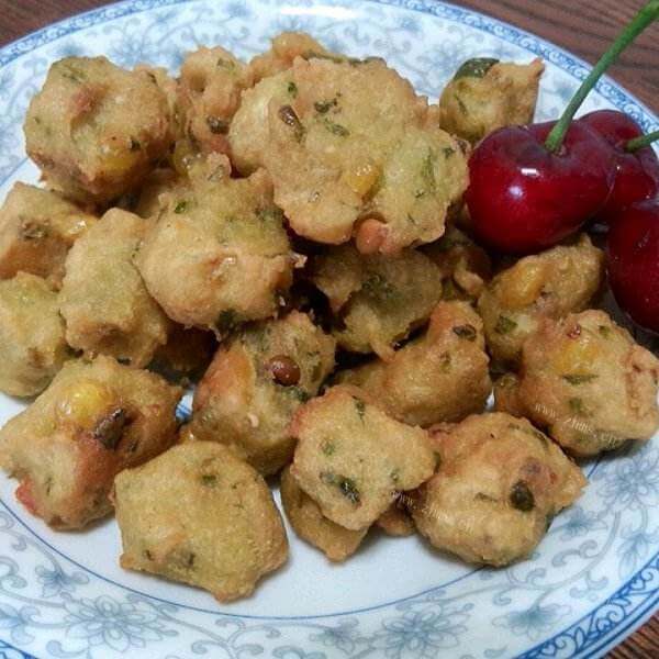 好吃的焦熘豆腐丸子