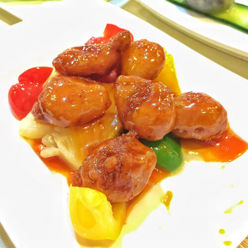 美味的甜酸肉