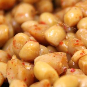 美味的辣炒大豆蛋白