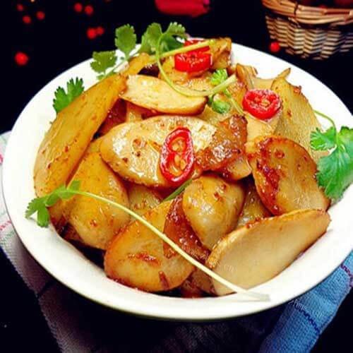 好吃的豆角焖土豆片