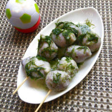 自制苔条芋艿串