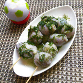 自制苔条芋艿串