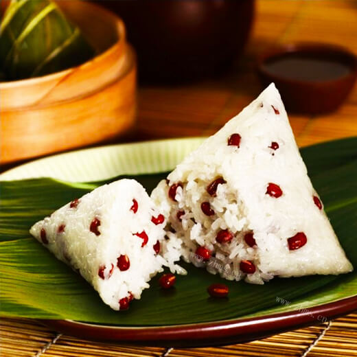 美味红豆花生粽子