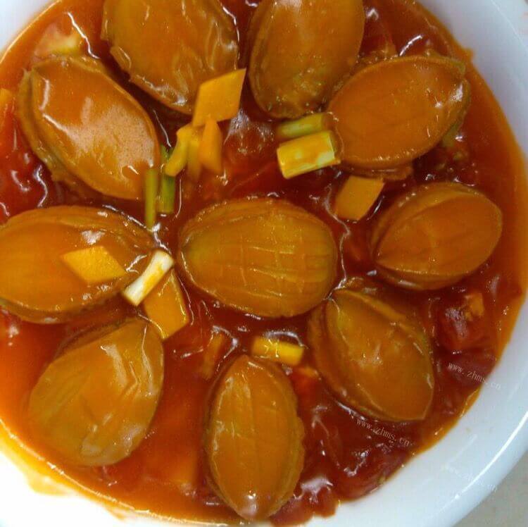 美味的煮鲍鱼