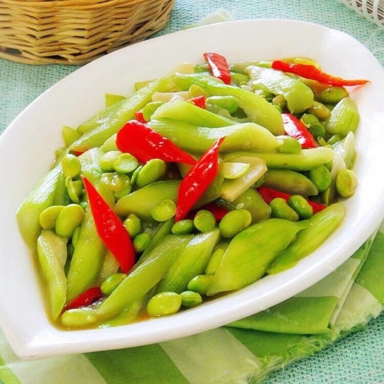 「手工美食」苏式丝瓜毛豆